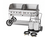 Crown Verity Crown Verity 60" Mobile Club Grill Wind Guard CV-MCC-60WGP Barbecue Finished - Gas