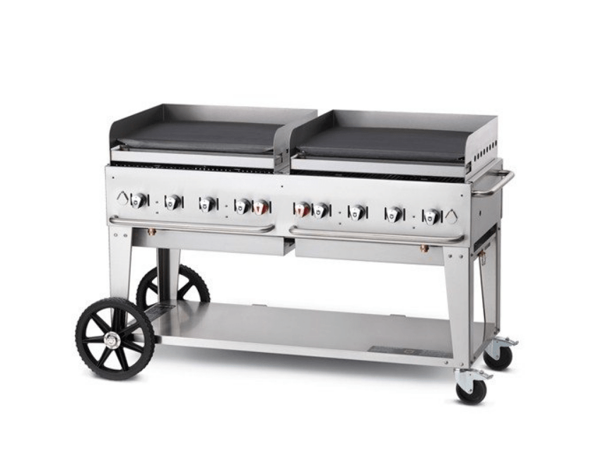 Crown Verity Crown Verity 60" Mobile Griddle Barbecue Finished - Gas