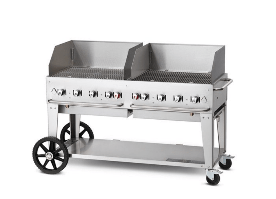 Crown Verity Crown Verity 60" Mobile Grill + WindGuard Barbecue Finished - Gas