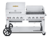 Crown Verity Crown Verity 60" Mobile Grill + WindGuard + RollDome Package Barbecue Finished - Gas