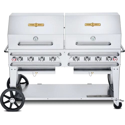 Crown Verity Crown Verity 60" Rental Gas Grill with 2x Dome Package CV-RCB-60RDP Barbecue Finished - Gas