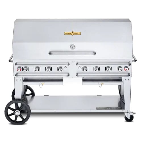Crown Verity Crown Verity 60" Rental Gas Grill with Dome Package (50/100lb Tanks Only) CV-RCB-60-1RDP-SI50/100 Barbecue Finished - Gas