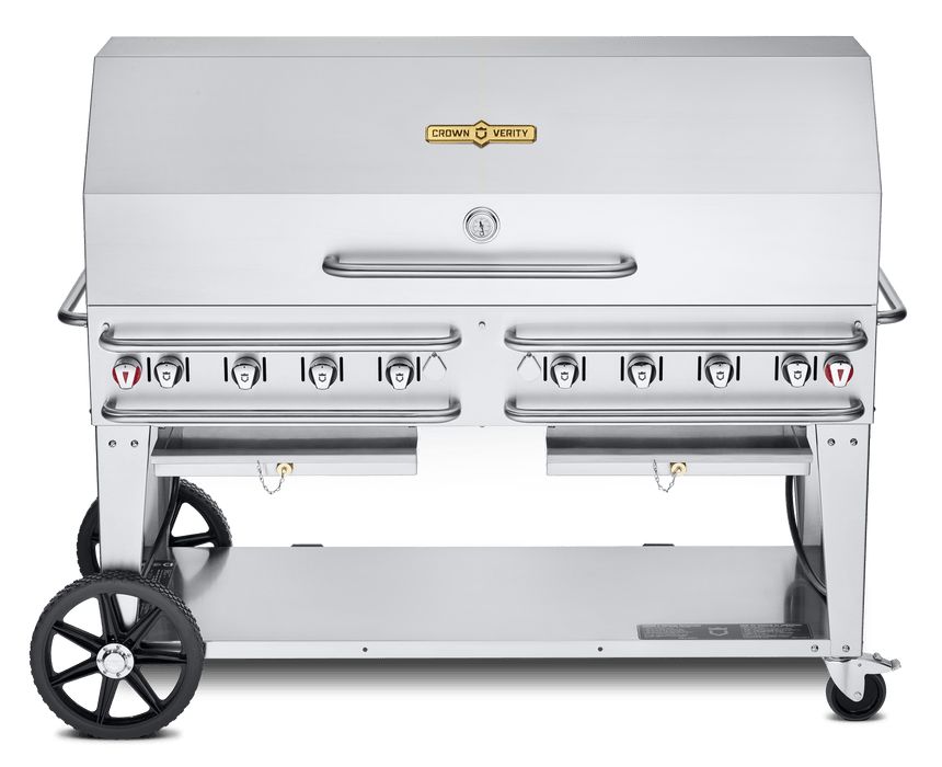 Crown Verity Crown Verity 60" Rental Gas Grill with Dome Package CV-RCB-60-1RDP Barbecue Finished - Gas