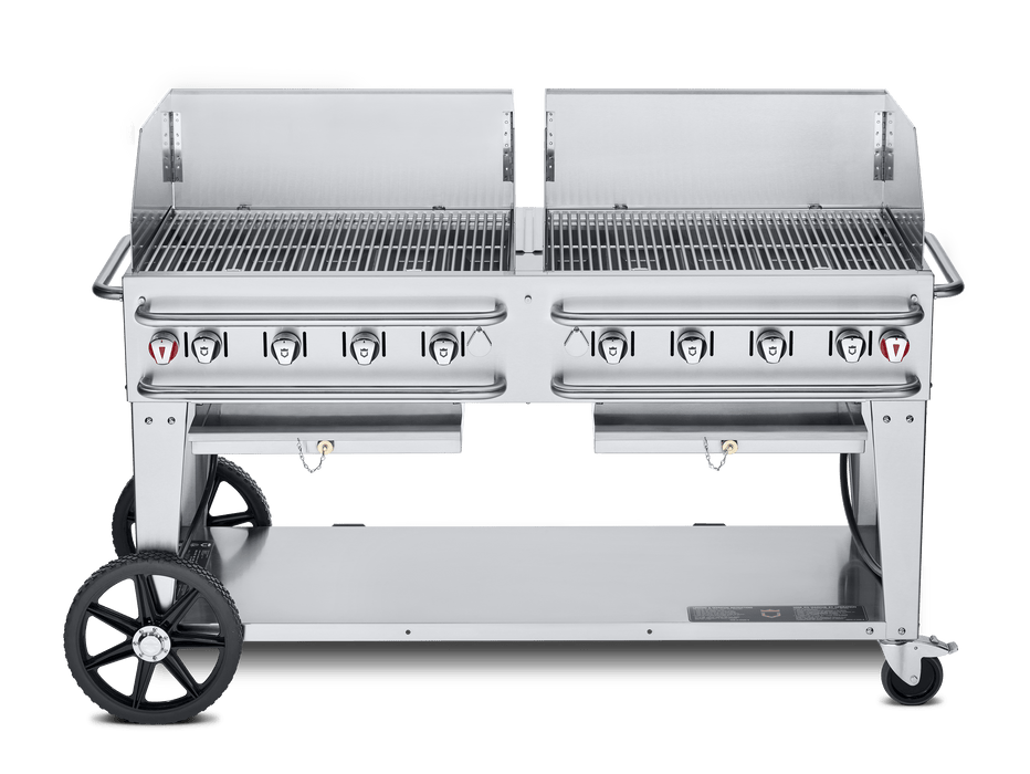 Crown Verity Crown Verity 60" Rental Gas Grill with Windguard Package CV-RCB-60WGP Barbecue Finished - Gas