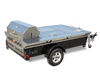Crown Verity Crown Verity 69" Tailgate Grill with Beverage Compartments and Sink CV-TG-4 Barbecue Finished - Gas