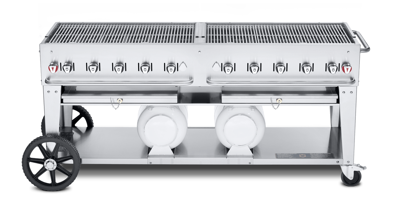 Crown Verity Crown Verity 72" Club Grill Barbecue Finished - Gas