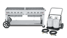 Crown Verity Crown Verity 72" Mobile Club Grill Barbecue Finished - Gas