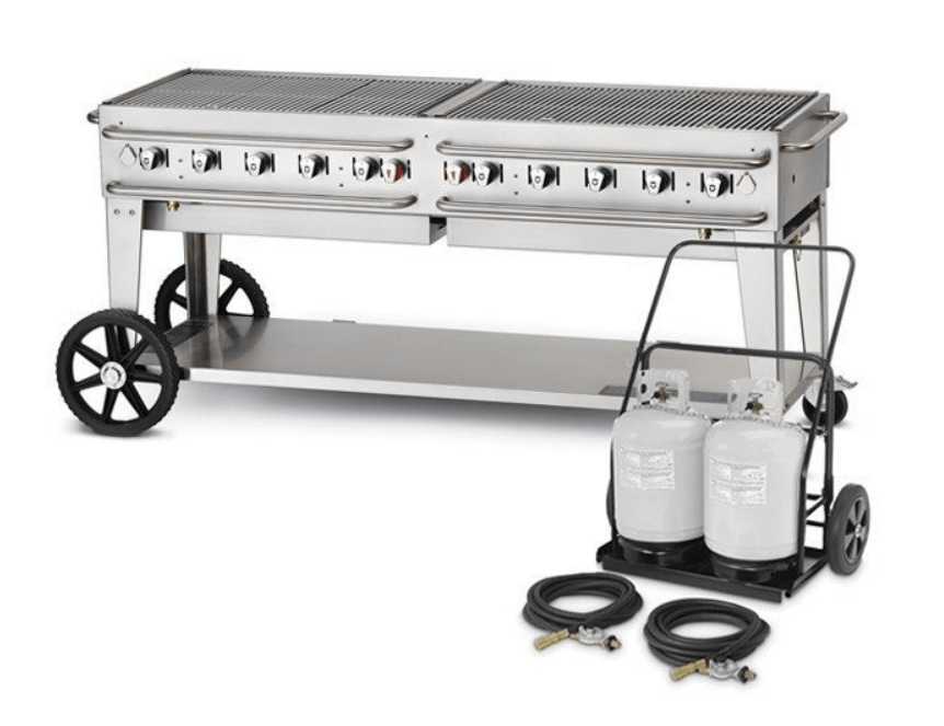 Crown Verity Crown Verity 72" Mobile Club Grill Basic CV-MCC-72 Barbecue Finished - Gas