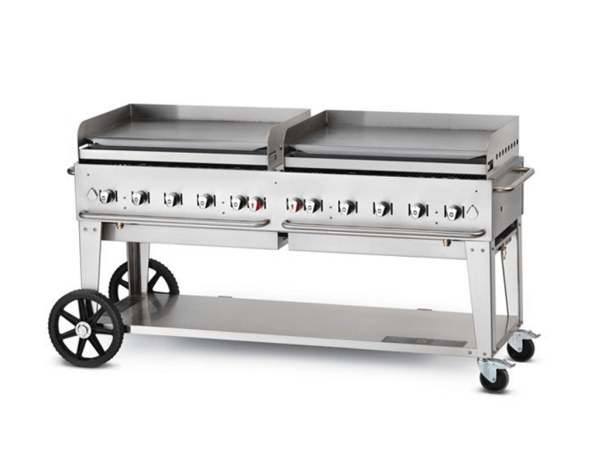 Crown Verity Crown Verity 72" Mobile Griddle Barbecue Finished - Gas