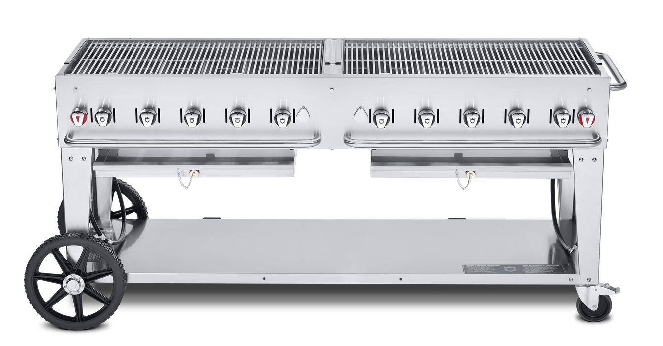 Crown Verity Crown Verity 72" Mobile Grill Barbecue Finished - Gas