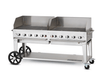 Crown Verity Crown Verity 72" Mobile Grill + WindGuards Barbecue Finished - Gas