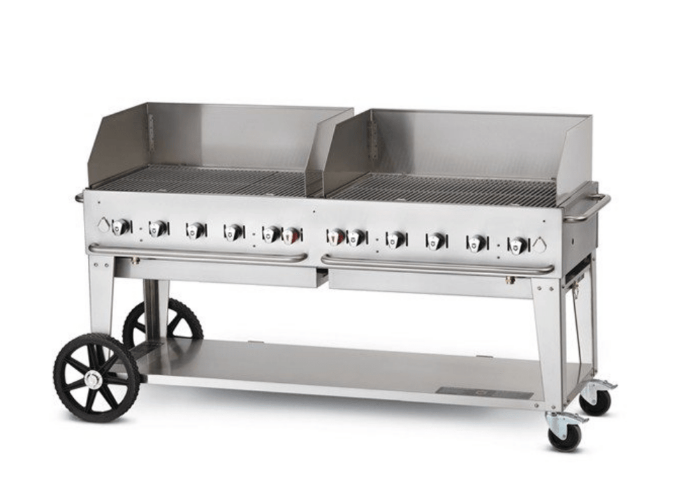 Crown Verity Crown Verity 72" Mobile Grill + WindGuards Barbecue Finished - Gas