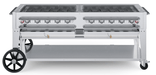 Crown Verity Crown Verity 72" Rental Gas Grill (50/100lb Tanks Only) - CV-RCB-72-SI50/100 CV-RCB-72-SI50/100 Barbecue Finished - Gas