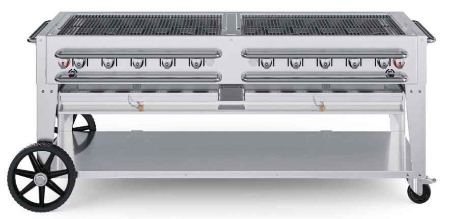 Crown Verity Crown Verity 72" Rental Gas Grill (50/100lb Tanks Only) - CV-RCB-72-SI50/100 CV-RCB-72-SI50/100 Barbecue Finished - Gas