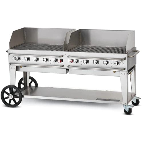 Crown Verity Crown Verity 72" Rental Gas Grill with Windguard Package CV-RCB-72WGP Barbecue Finished - Gas