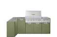 Crown Verity Crown Verity Corner Modular Grill Package (w/ Light Package) Propane / Napa Valley Olive CV-IMP-C-NV-LP-LT Barbecue Finished - Gas