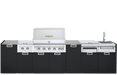 Crown Verity Crown Verity Five-Piece Modular Grill Package Propane / Alaskan Midnight CV-IMP-5-AM-LP Barbecue Finished - Gas