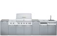 Crown Verity Crown Verity Five-Piece Modular Grill Package Propane / Muskoka Mist CV-IMP-5-MM-LP Barbecue Finished - Gas