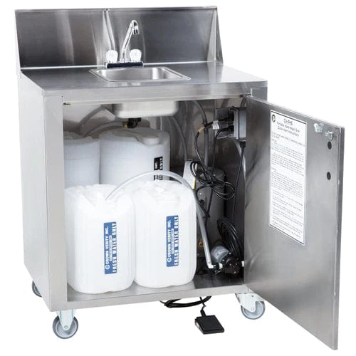 Crown Verity Crown Verity Full Size Single-Sink (Cold Water Only) CV-PHS-1C Barbecue Finished - Gas