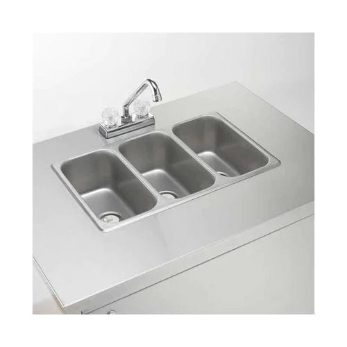 Crown Verity Crown Verity Full Size Triple-Sink (Hot & Cold version) CV-PHS-3 Barbecue Finished - Gas