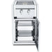 Crown Verity Crown Verity Infinite Built-In Gas Dual Side Burner with 2x Single Drawers and Light Package IBISC-SBNG-2D-LT Outdoor Finished