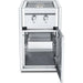 Crown Verity Crown Verity Infinite Built-In Gas Dual Side Burner with Single Drawer and Light Package IBISC-SBNG-1D-LT Outdoor Finished