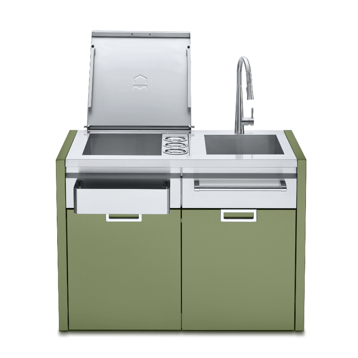Crown Verity Crown Verity Infinite Modular Beverage Center - IBC42 Napa Valley Olive IBC42NV Outdoor Finished
