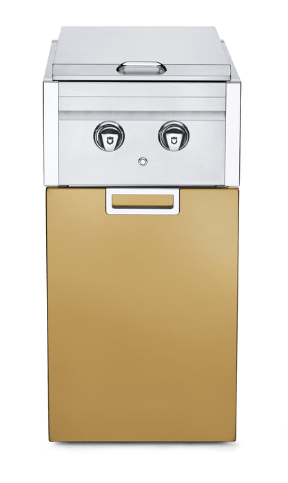 Crown Verity Crown Verity Infinite Modular Gas Dual Side Burner with 2x Single Drawer and Light Package Grand Canyon Gold ICMGC-SBNG-2D-LT Barbecue Finished - Gas