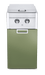 Crown Verity Crown Verity Infinite Modular Gas Dual Side Burner with 2x Single Drawer and Light Package Napa Valley Olive ICMNV-SBNG-2D-LT Barbecue Finished - Gas