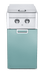 Crown Verity Crown Verity Infinite Modular Gas Dual Side Burner with Garbage Holder and Light Package Grotto Turquoise ICMGT-SBNG-GH-LT Barbecue Finished - Gas
