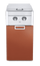 Crown Verity Crown Verity Infinite Modular Gas Dual Side Burner with Garbage Holder and Light Package Red Rock Sandstone ICMRR-SBNG-GH-LT Barbecue Finished - Gas