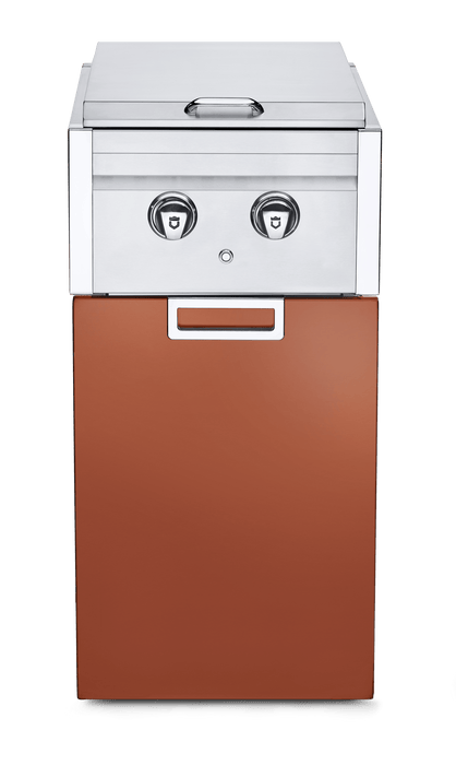 Crown Verity Crown Verity Infinite Modular Gas Dual Side Burner with Single Drawer and Light Package Red Rock Sandstone ICMRR-SBNG-1D-LT Barbecue Finished - Gas