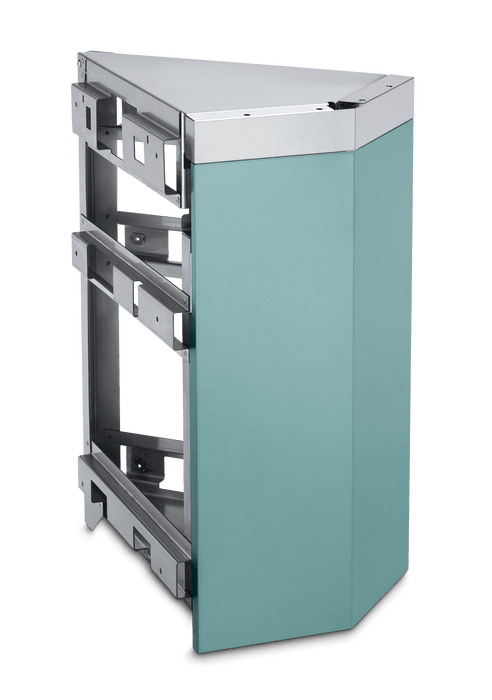 Crown Verity Crown Verity Infinite Series 45 Degree Corner Cabinet - ICC45 Grotto Turquoise ICC45GT Barbecue Parts