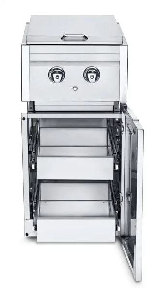 Crown Verity Crown Verity Infinite Series Cabinet Module with Dual Side Burner (Natural Gas) & 2 Single Drawers - ICM-SBNG-2D ICM-SBNG-2D Barbecue Parts