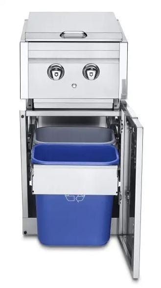Crown Verity Crown Verity Infinite Series Cabinet Module with Dual Side Burner (Natural Gas) & Garbage Holder - ICM-SBNG-GH ICM-SBNG-GH Barbecue Parts