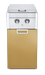 Crown Verity Crown Verity Infinite Series Cabinet Module with Dual Side Burner (Natural Gas) & Single Drawer - ICM-SBNG-1D Grand Canyon Gold ICMGC-SBNG-1D Barbecue Parts