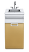 Crown Verity Crown Verity Infinite Series Cabinet Module with Sink & Garbage Holder - ICM-SK-GH Grand Canyon Gold ICMGC-SK-GH Barbecue Parts