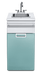 Crown Verity Crown Verity Infinite Series Cabinet Module with Sink & Two Drawers - ICM-SK-2D Grotto Turquoise ICMGT-SK-2D Barbecue Parts