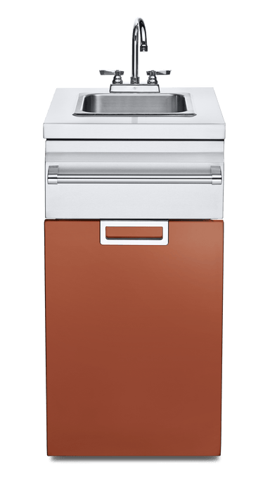 Crown Verity Crown Verity Infinite Series Cabinet Module with Sink & Two Drawers - ICM-SK-2D Red Rock Sandstone ICMRR-SK-2D Barbecue Parts