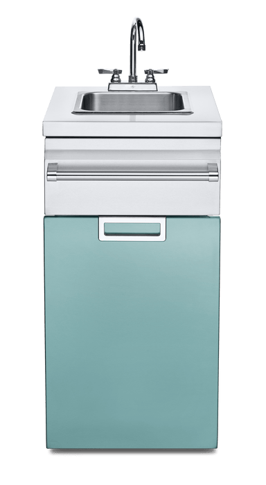 Crown Verity Crown Verity Infinite Series Cabinet Module with Sink Water Storage - ICM-SK-WH Grotto Turquoise ICMGT-SK-WH Barbecue Parts