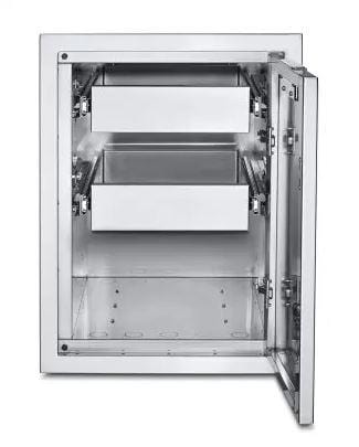 Crown Verity Crown Verity Infinite Series Large Built-In Cabinet with Two Single Drawers - IBILC-2D IBILC-2D Barbecue Parts