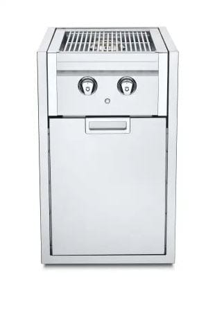 Crown Verity Crown Verity Infinite Series Small Built-In Cabinet with Dual Side Burner - IBISC-SBNG IBISC-SBNG Barbecue Finished - Gas
