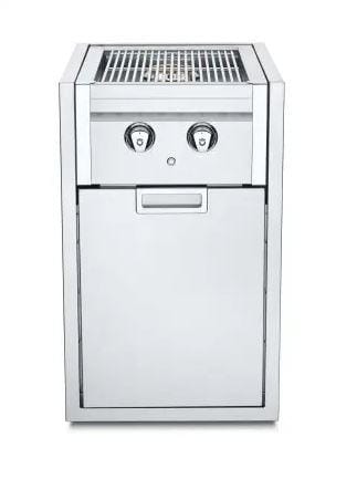 Crown Verity Crown Verity Infinite Series Small Built-In Cabinet with Dual Side Burner - IBISC-SBNG IBISC-SBNG Barbecue Finished - Gas
