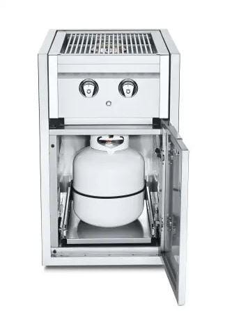 Crown Verity Crown Verity Infinite Series Small Built-In Cabinet with Dual Side Burner & Propane Holder - IBISC-SBLP-PH IBISC-SBLP-PH Barbecue Finished - Gas