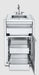 Crown Verity Crown Verity Infinite Series Small Built-In Cabinet with Sink & 2 Single Drawers - IBISC-SK-2D IBISC-SK-2D Barbecue Parts