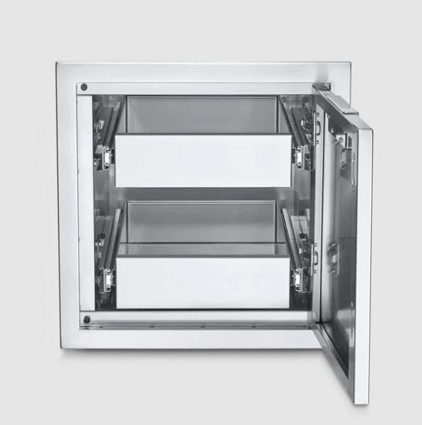 Crown Verity Crown Verity Infinite Series Small Built-In Cabinet with Two Single Drawers - IBISC-2D IBISC-2D Barbecue Parts