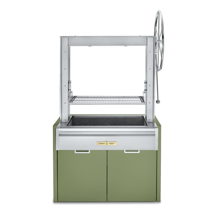 Crown Verity Crown Verity Modular Argentinian Grill - IAG36 Napa Valley Olive IAG36NV Barbecue Finished - Gas