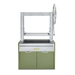 Crown Verity Crown Verity Modular Argentinian Grill - IAG36 Napa Valley Olive IAG36NV Barbecue Finished - Gas