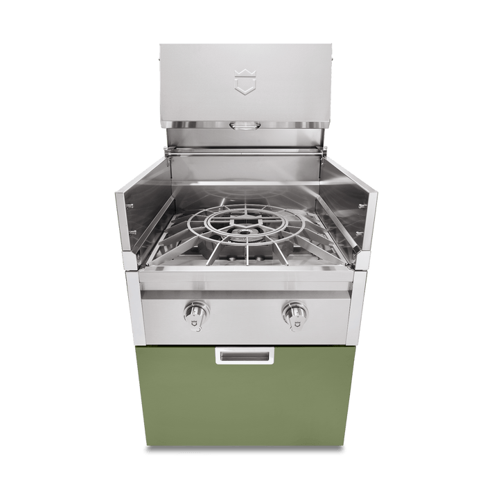 Crown Verity Crown Verity Modular Power Burner - ICM-PBNG Napa Valley Olive ICM-PBNGNV Barbecue Finished - Gas