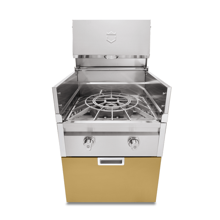 Crown Verity Crown Verity Modular  Power Burner with Light Package - ICM-PBNG-LT Grand Canyon Gold ICM-PBNGGC-LT Barbecue Finished - Gas